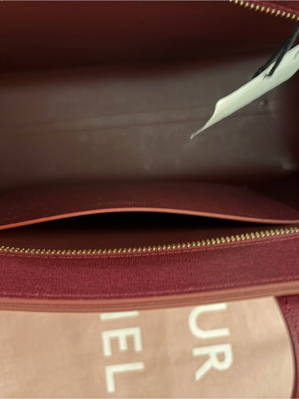 Mansur Gavriel Burgundy Leather Tote - Picture 4 of 6